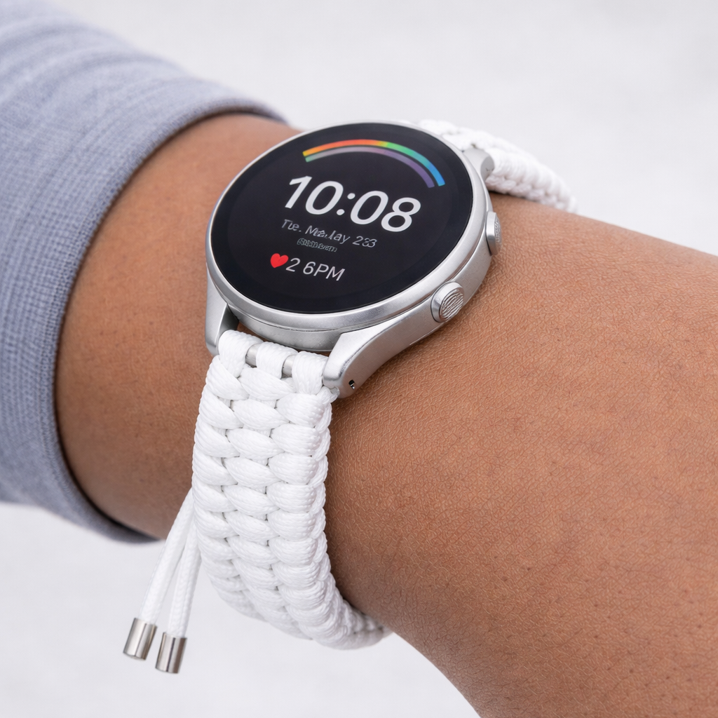 Breathable Paracord Braided Smart Watch Strap