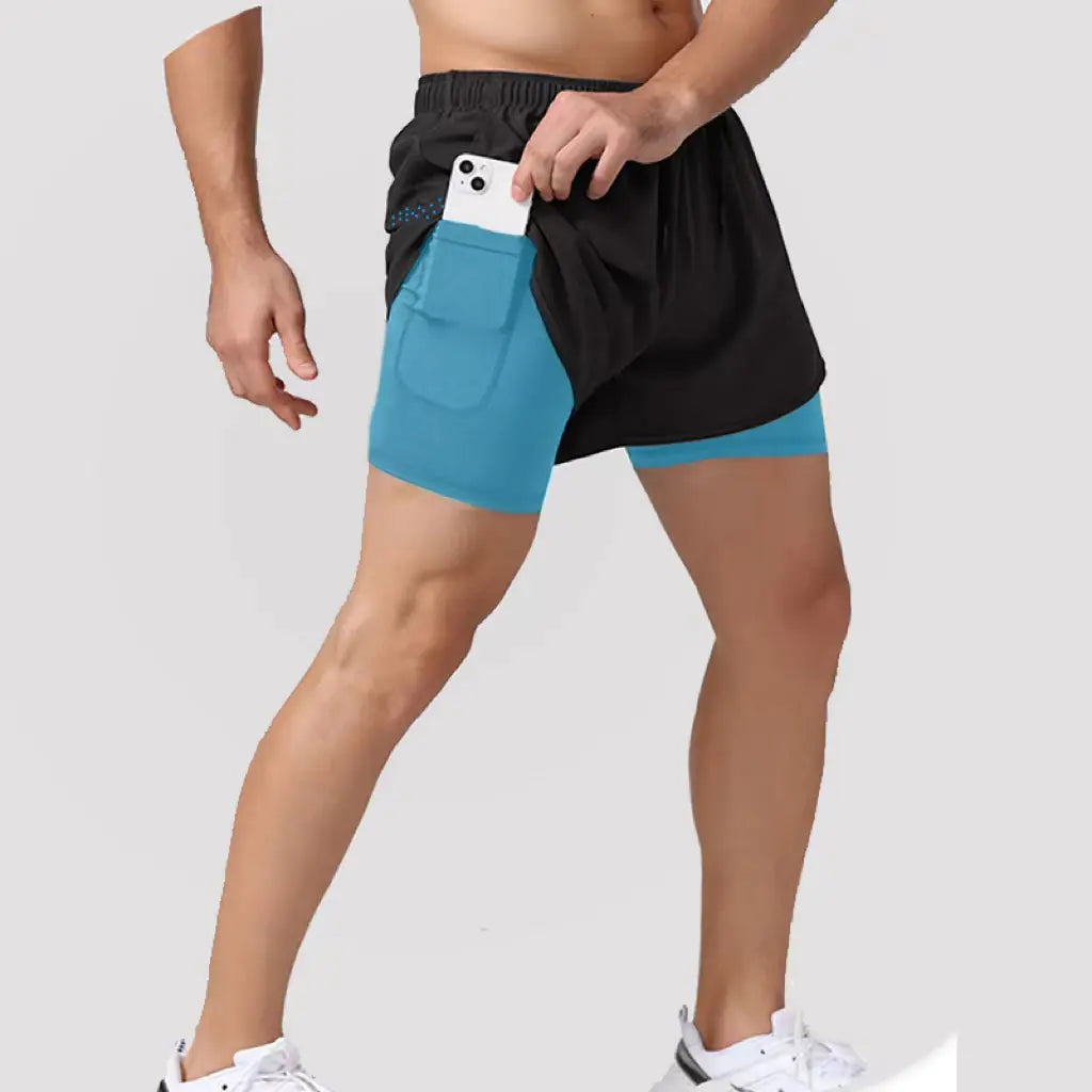 Men's Quick-Dry Running Fitness Shorts