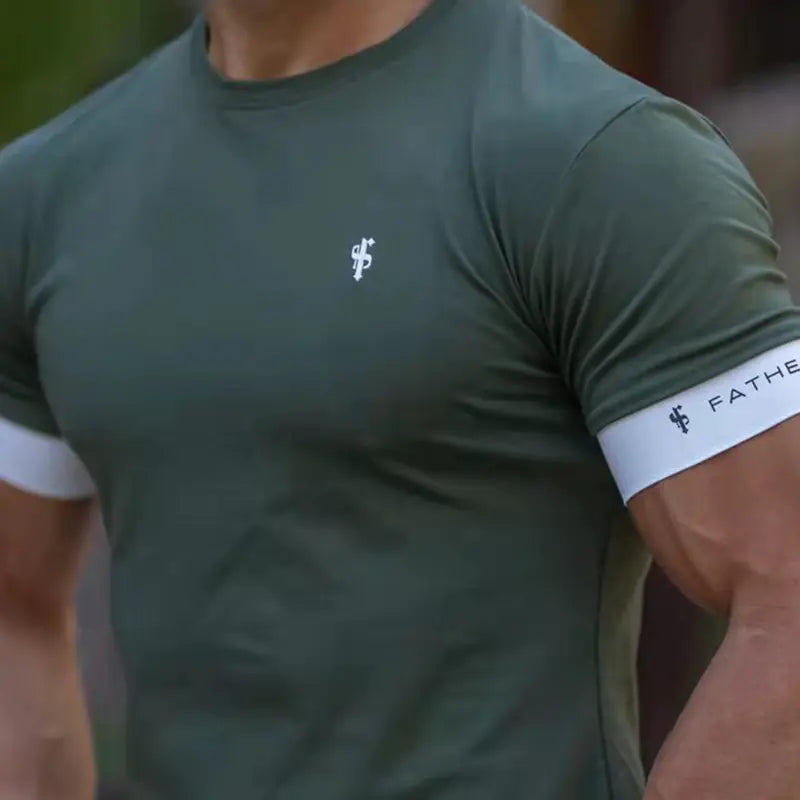 Men's Summer Leisure Sports Fitness T-Shirt