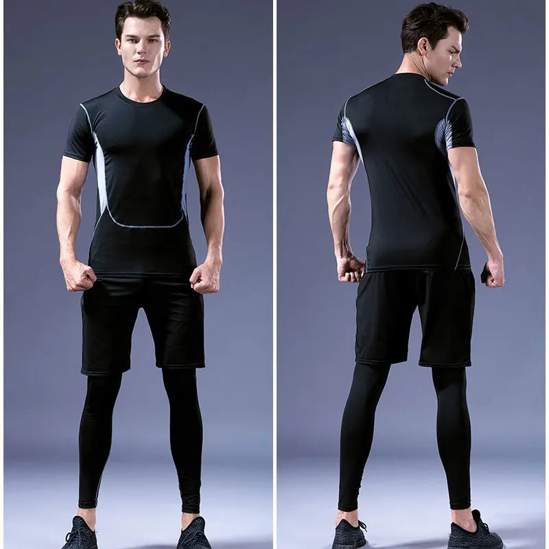 Men's Fitted Sports T-Shirt for Gym and Running