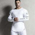 Men's Long Sleeve Sports T-Shirt for Autumn and Winter