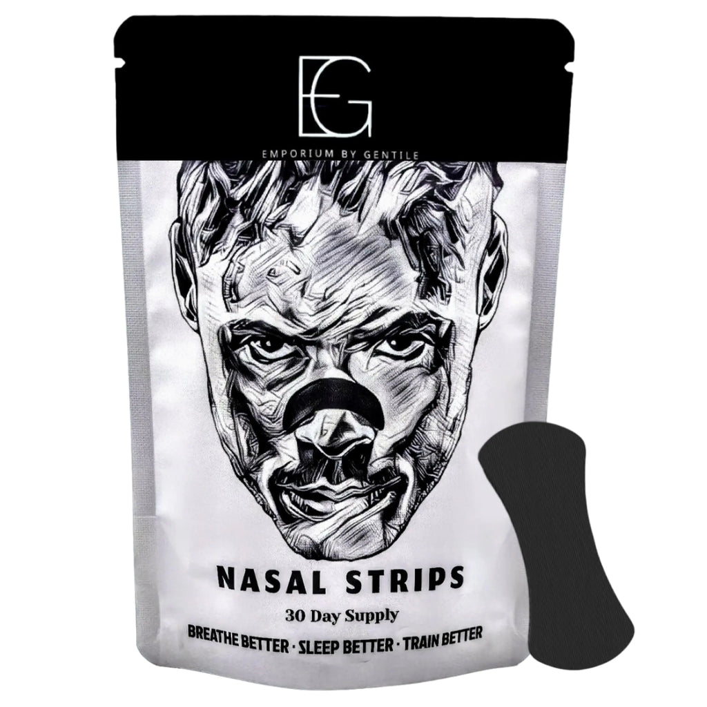 EMPORIUM BY GENTILE Breathe Easy Nasal Strips for Snoring Relief Congestion Relief Improved Breathing and Sleep 30 Count - Breathe Better Sleep Better and Train Better