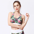 Printed Wireless Sports Bra for Yoga and Gym Wear