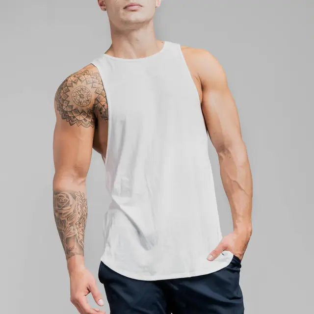 Men's Sleeveless Sports Shirt for Running and Gym