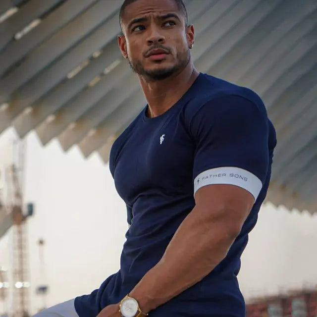 Men's Summer Leisure Sports Fitness T-Shirt