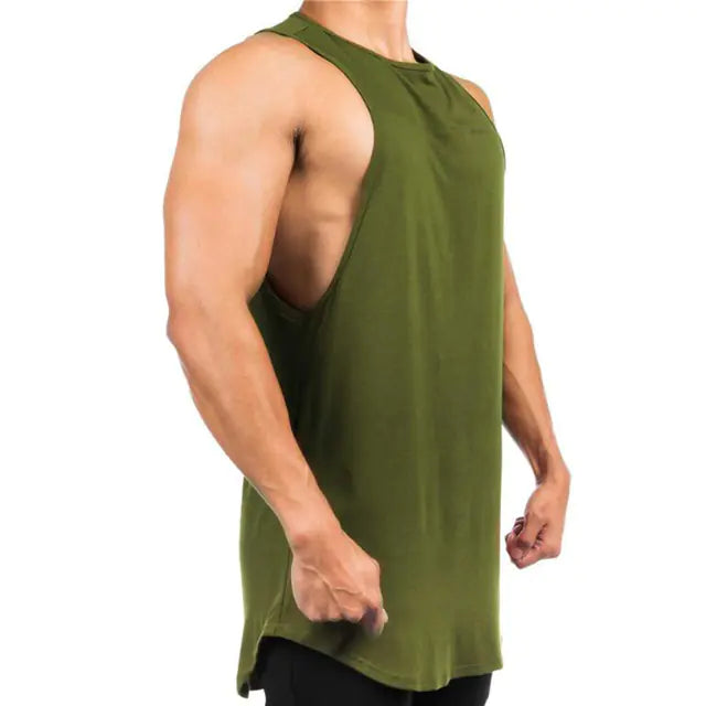 Men's Sleeveless Sports Shirt for Running and Gym