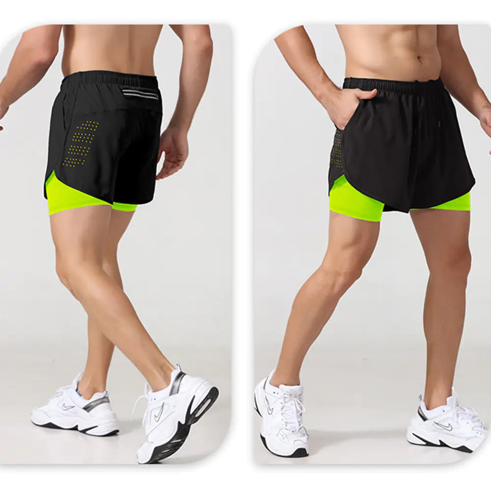 Men's Quick-Dry Running Fitness Shorts
